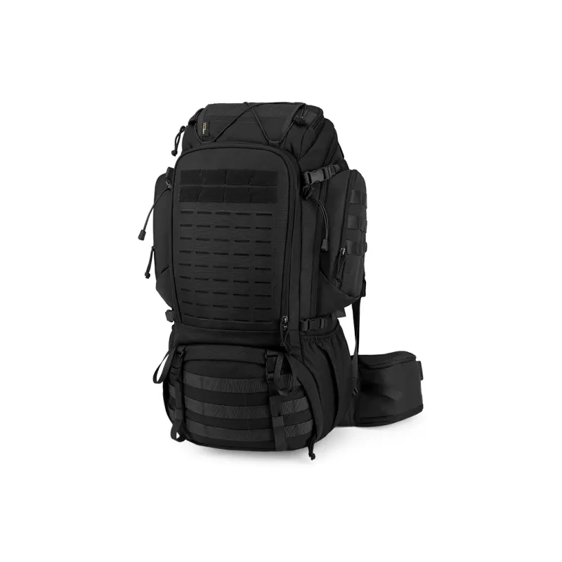 MARDINGTOP Green Faced Beast 7 Day 60L DuPont Waterproof Fabric Backpack Unisex Khaki/Black-0