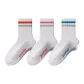 [3 Pack]White Orange, White Pink, White Lake Blue
