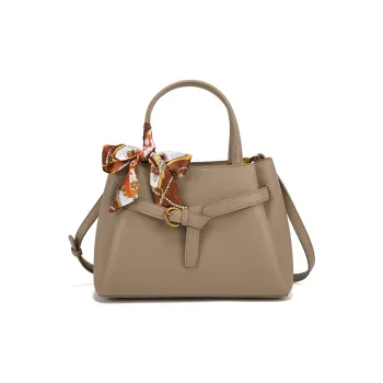 PAYOT Microfiber Synthetic Leather Handbag Regular Women's Elephant Gray