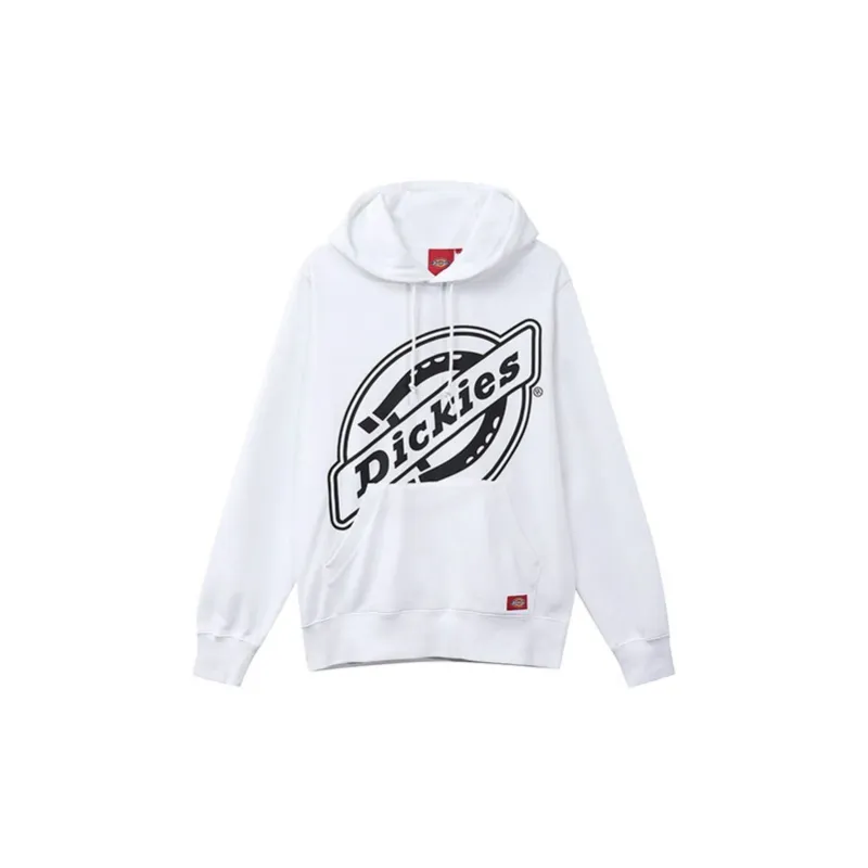 Dickies Sweatshirt Set Unisex Black Pants+White Top-3