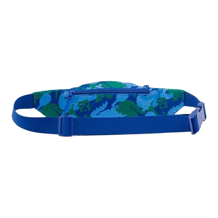 LACOSTE Fabric Fanny Pack Unisex Sapphire Blue With Multicolor-1