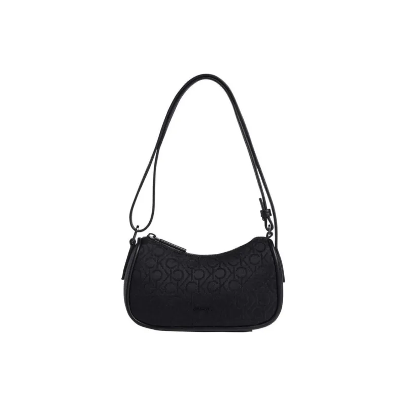 CALVIN KLEIN Polyester Shoulder Bag Women's Black-1