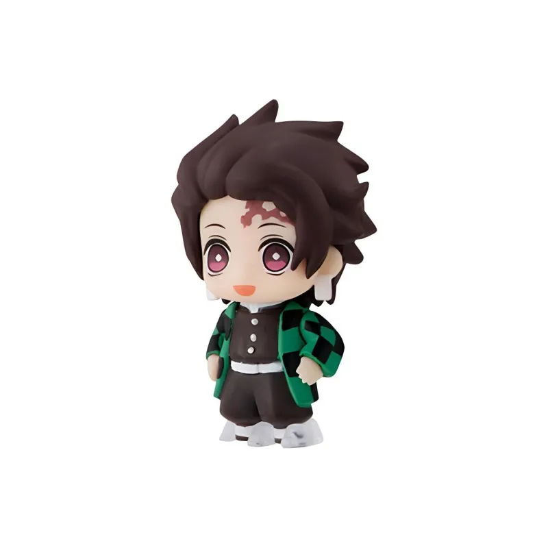 BANDAI Demon Slayer Blade Characters Queue Series First Bullet Tanjiro Zenitsu Yazuko Inosuke Chibi Figures-1