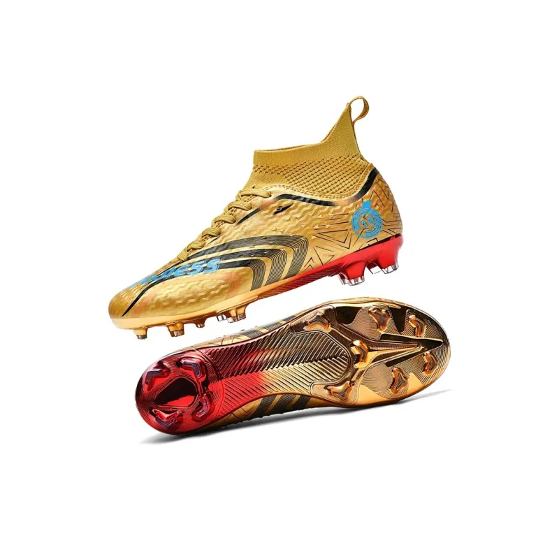 Kuding FG Rubber Long Studs Artificial Ground Natural Ground Coverage Impact Resistant Soccer Shoes Unisex-5