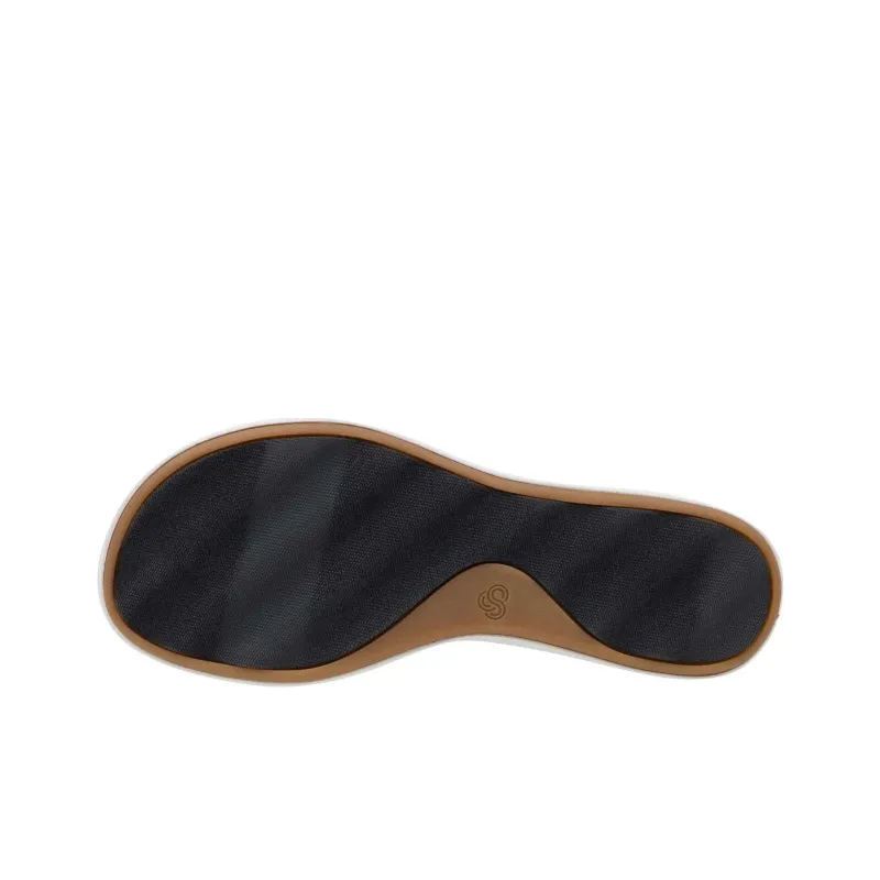 Clarks Rubber Sole Slip-Resistant Slide Slippers Women's Black-4
