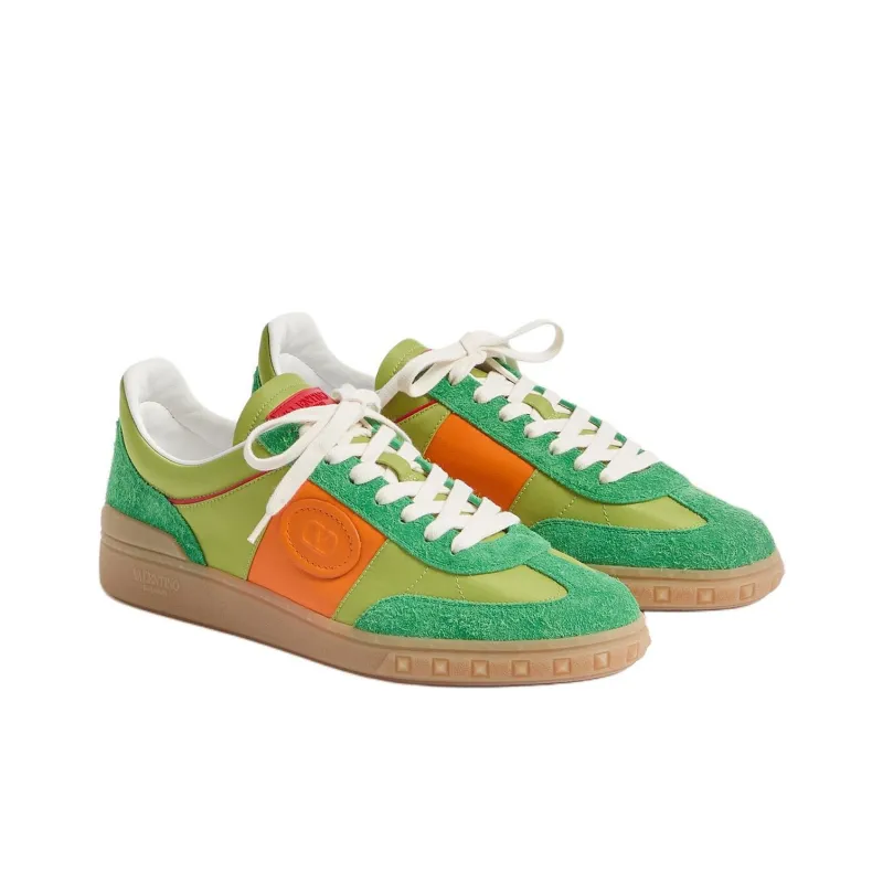 Valentino Upvillage Low Top Skateboard Shoes Men's Green-2