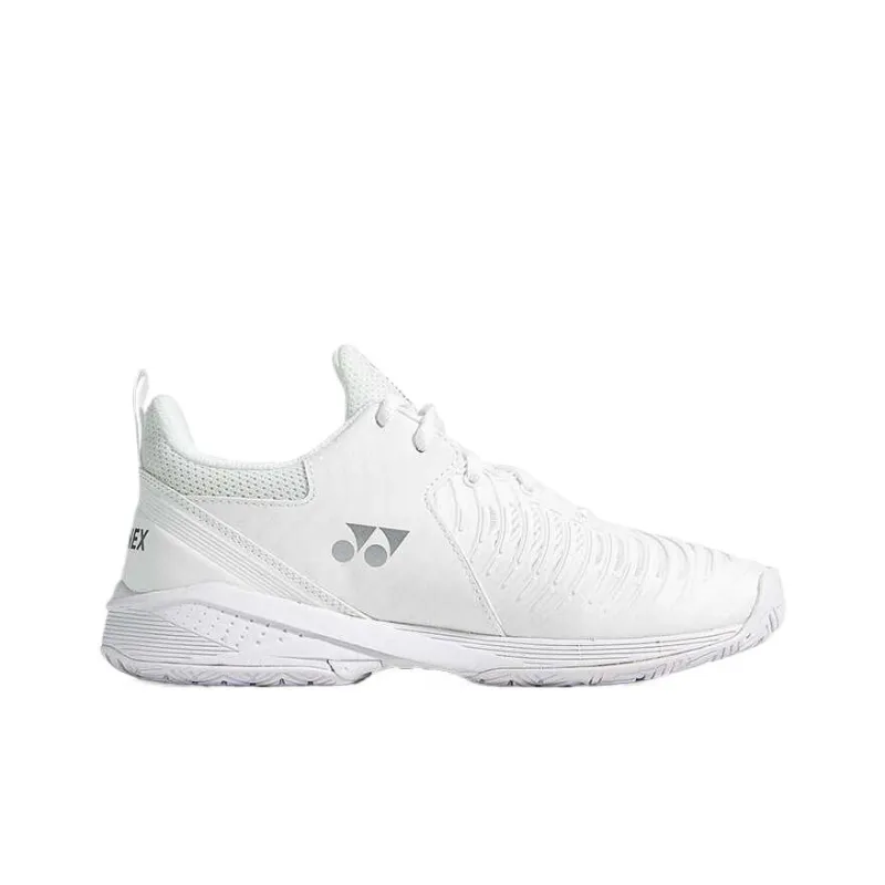 YONEX Abrasion Resistant Low Top Tennis Shoes Women's White-1