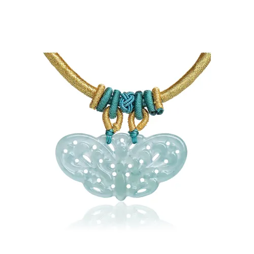 With The Heart Of The Jade Ice Glutinous Jadeite Necklaces Women's