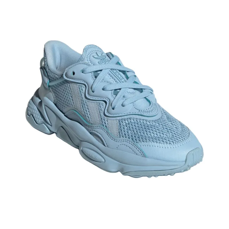Adidas Originals Ozweego Anti Slip Wear Resistant Low Top Kids Lifestyle Shoes Blue Teenagers-2
