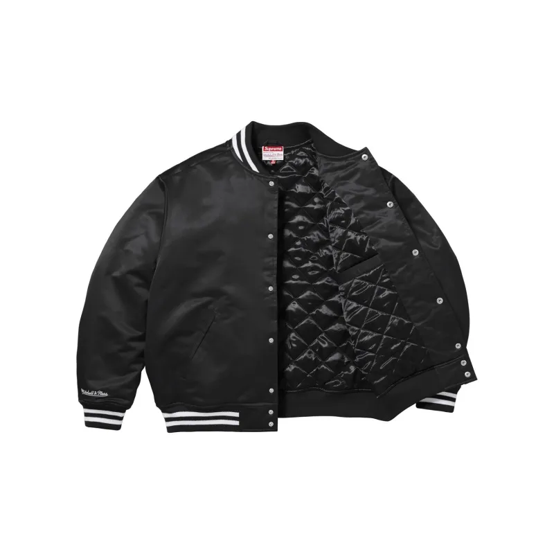 Supreme Mitchell & Ness Satin Varsity Jacket FW24-5