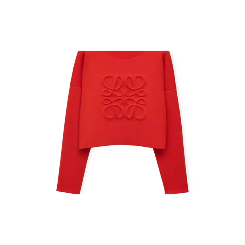 LOEWE Cashmere Sweaters Women's Red-3