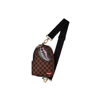 SPRAYGROUND PVC Sling Bag Men's Brown
