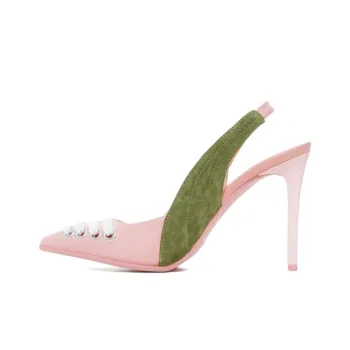 FENTY BEAUTY x PUMA Slim Heel High Heels 20cm Women's Pink Green