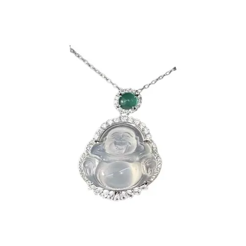 JUNWEN Chalcedony Necklaces Unisex-0