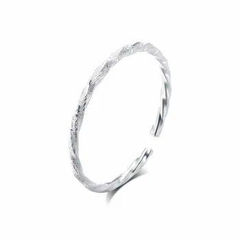 KING TAI SANG S999 Fine Silver Bangles Unisex