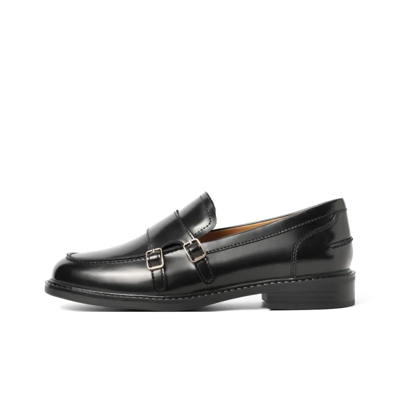 BELLE Loafers Women's Black, Red Brown-0