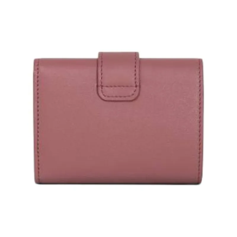 CELINE Calfskin Wallet Women's Vintage Rose-2