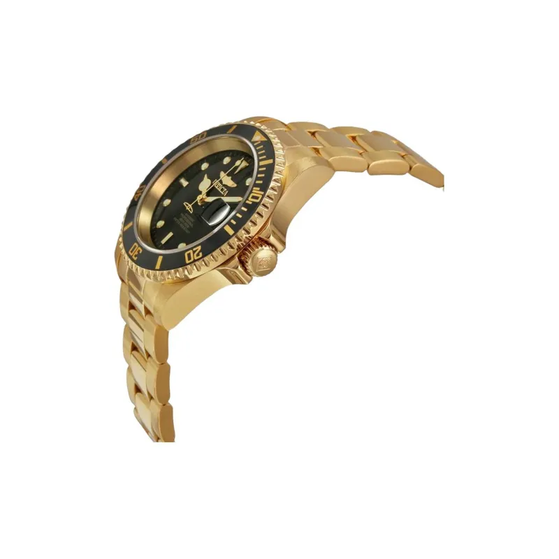INVICTA Wrist Watch Automatic Mechanical Movement Stainless Steel Strap 40mm Black Dial Men's Watches-3