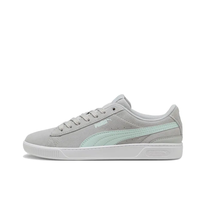 PUMA Vikky V3 Anti Slip Wear Resistant Low Top Skateboard Shoes Women's Gray-0