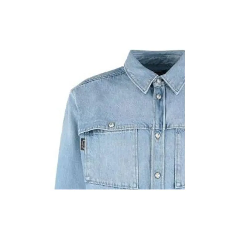 BALMAIN Faded Denim Shirt jacket-4