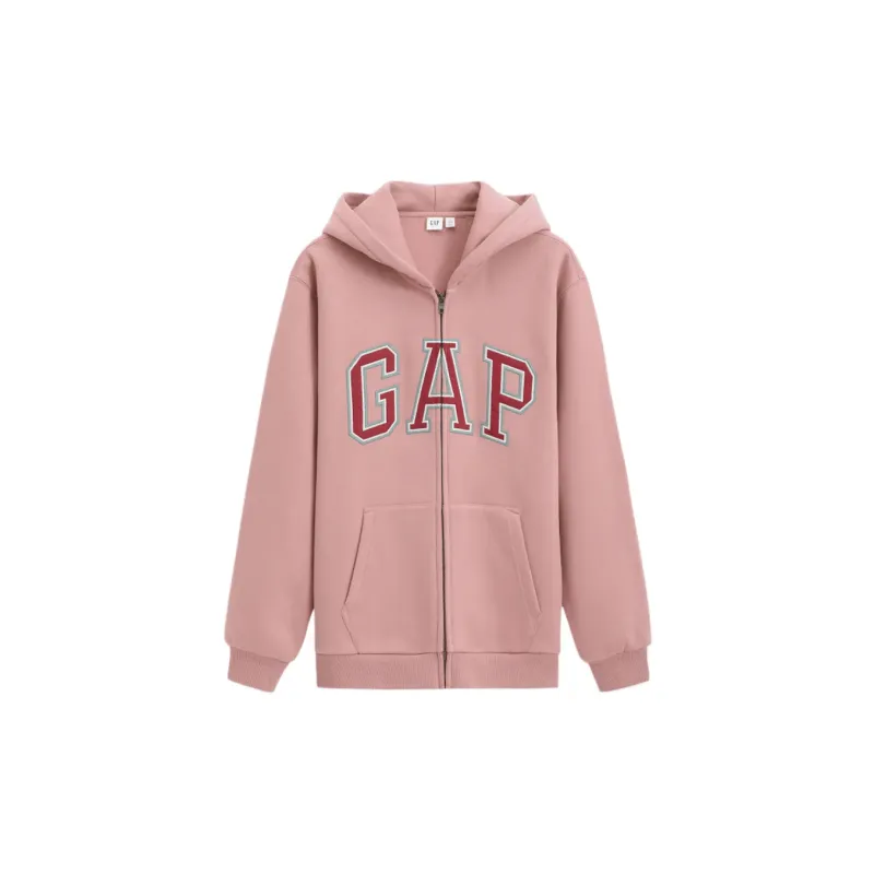 GAP Sweatshirts Unisex Pink+Necklace-1