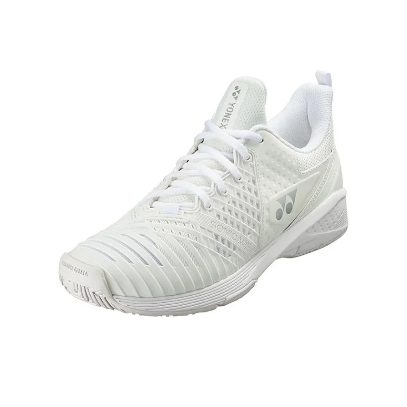 YONEX Abrasion Resistant Low Top Tennis Shoes Women's White-2
