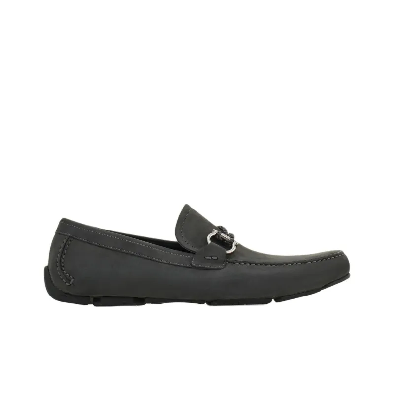 FERRAGAMO GANCINI Loafers Men's Dark Gray-1