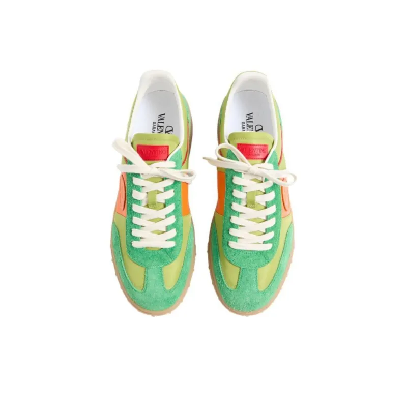 Valentino Upvillage Low Top Skateboard Shoes Men's Green-4