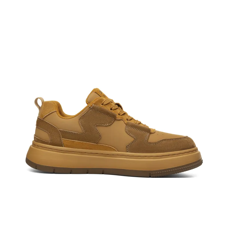 JEEP SPIRIT Skateboard Shoes Men Low Top Sunrise Yellow-1