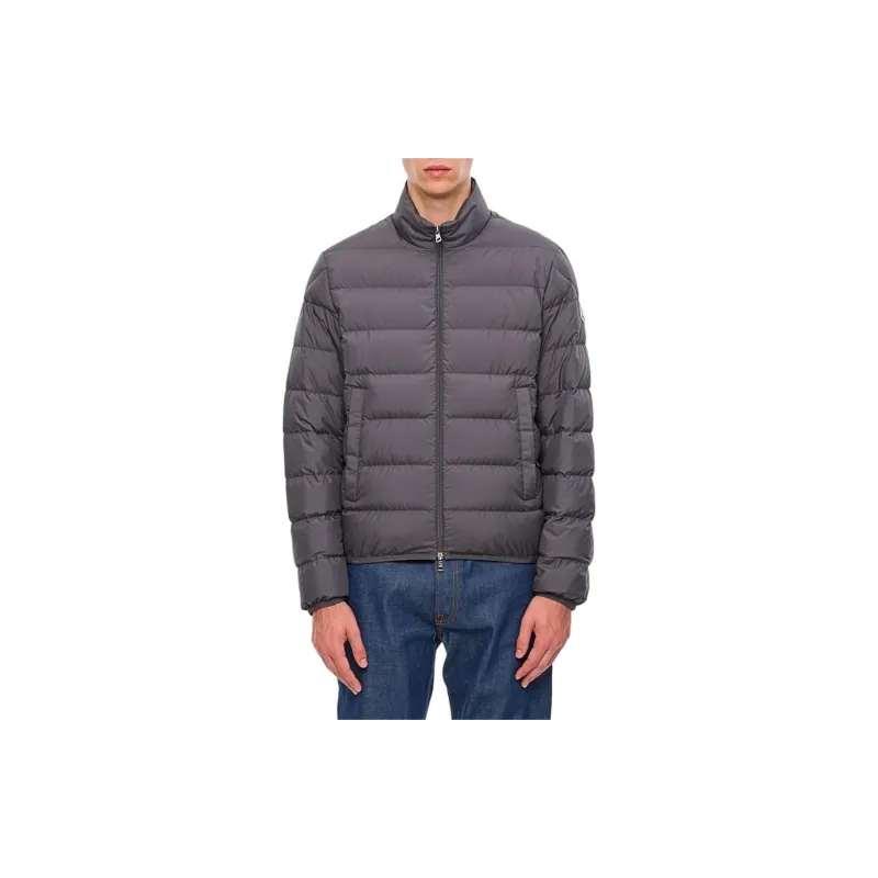 Moncler Logo Patch Mock Neck Padded Jacket-2