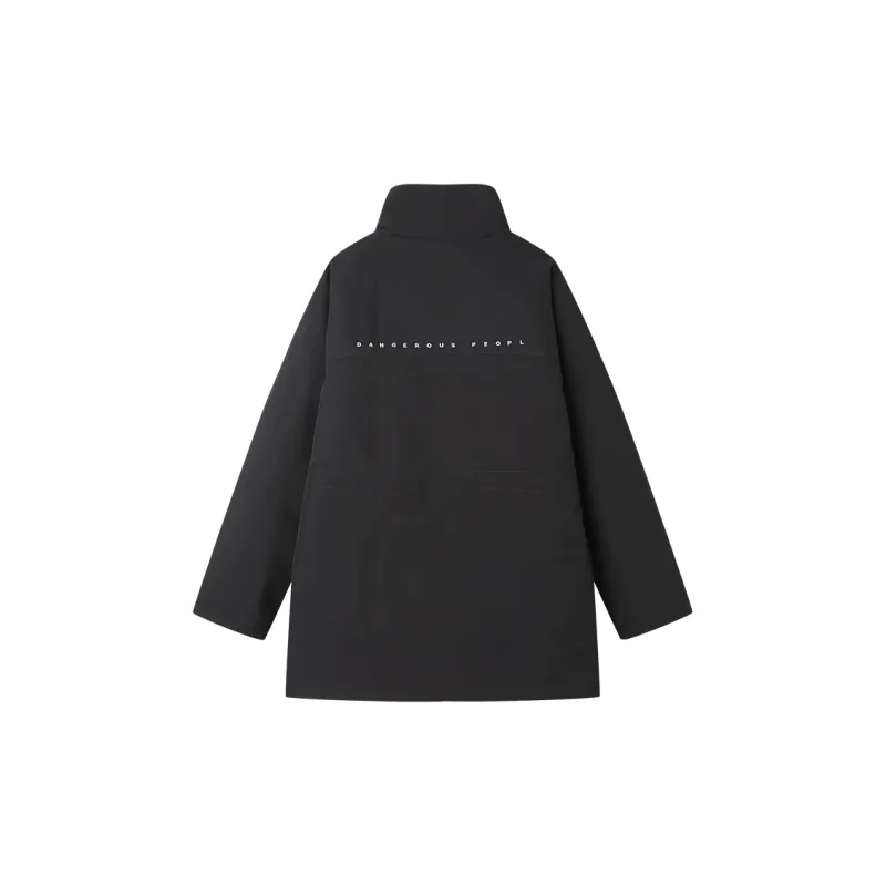 DANGEROUSPEOPLE Puffer Jacket Unisex Black-1