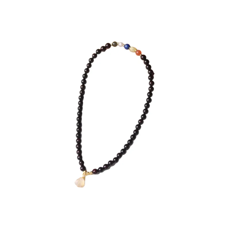 LINKY Laboratory Small Leaf Red Sandalwood Bracelets Unisex-0