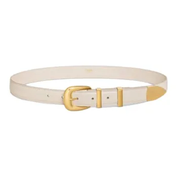 CELINE Medium Western Belt In Taurillon Leather