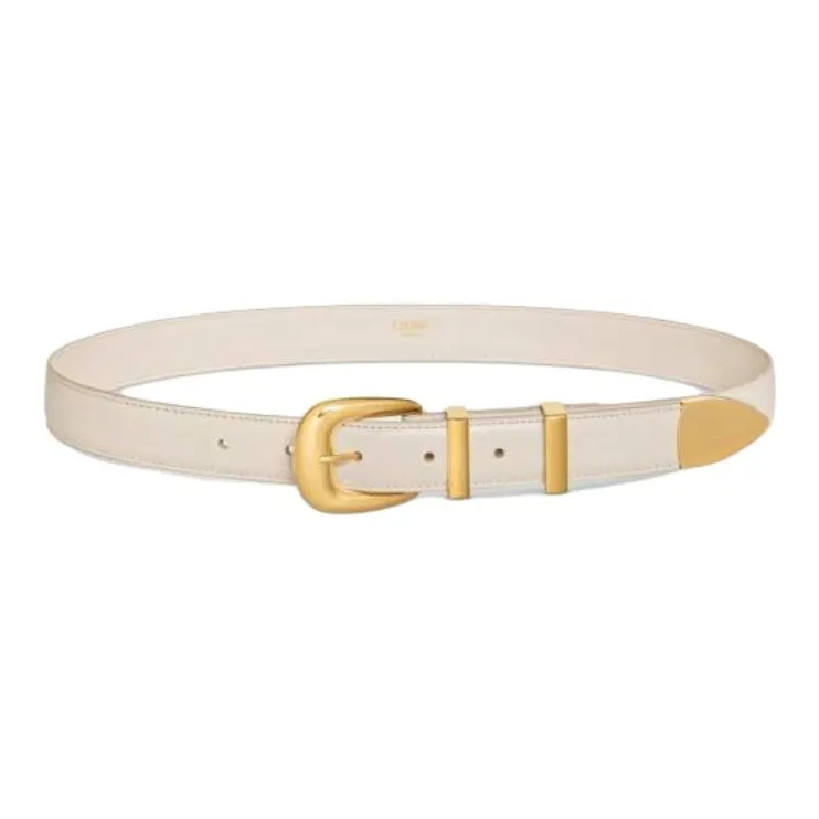 CELINE Medium Western Belt In Taurillon Leather-0