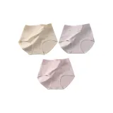E Set-High-Waist Floral-Apricot+Purple+Pink (3 Pack)