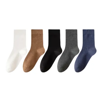 Lan Miao Mid Calf Socks Men's 5 Pack