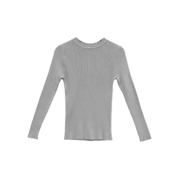 Flowers In Water Thermal Top Women's Gray