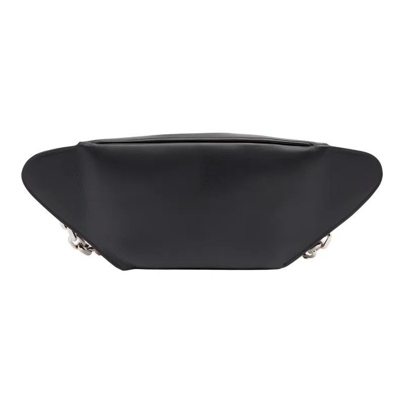 Alexander McQueen Smooth Leather Fanny Pack Men's Black-3