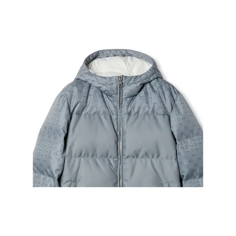 GUCCI SS25 Puffer Jacket Unisex Blue-7