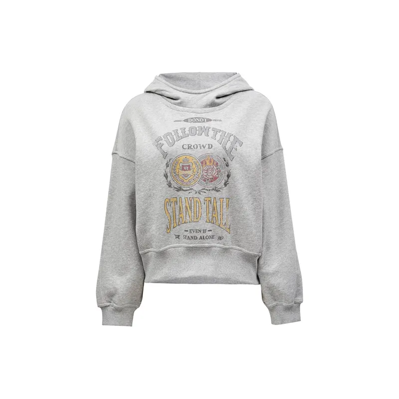ONLY Sweatshirts Women's G47 Light Heather Gray-0