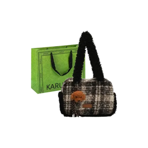 KARUISHA Woolen Shoulder Bag Regular Women's Multicolor