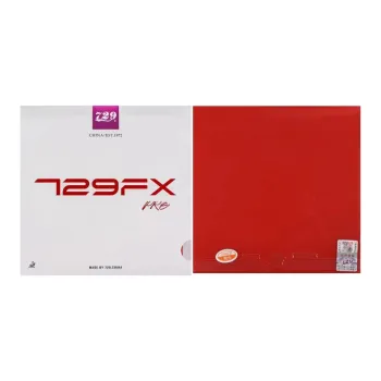 729 FX PRO Table Tennis Rubbers Sponge Inverted Rubber All Compatibility Advanced Model, Adults 2.2mm Red/Black