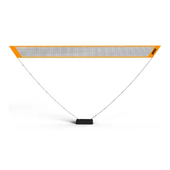 PEAK Foldable And Portable Badminton Nets Orange Court, Playground, Community