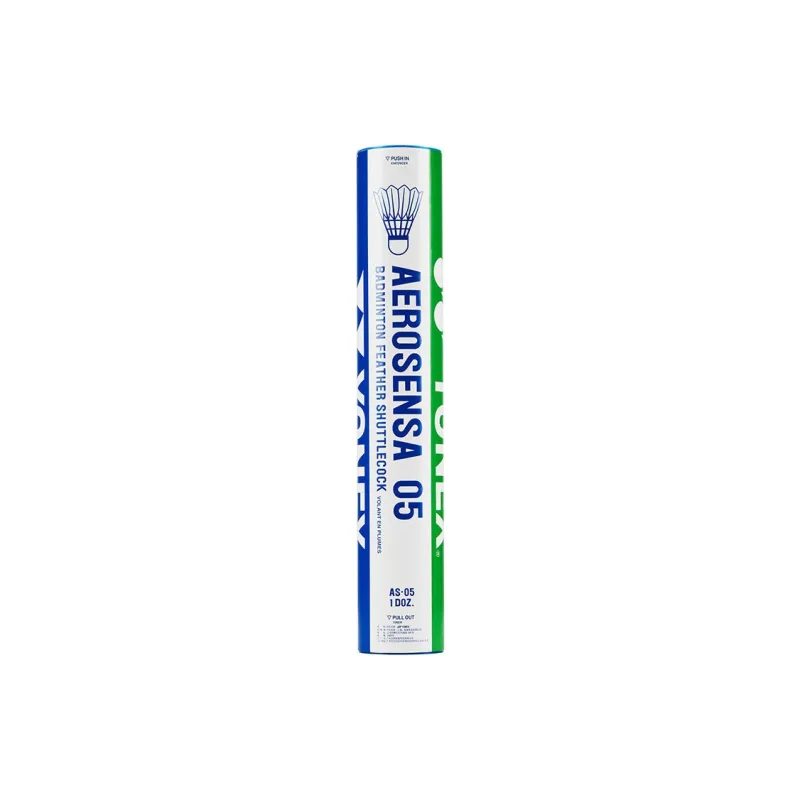 YONEX AS05 Duck Feather Shuttlecock 12 Pack Duck Feather All Round Duck Feather Indoor Shuttlecocks-4