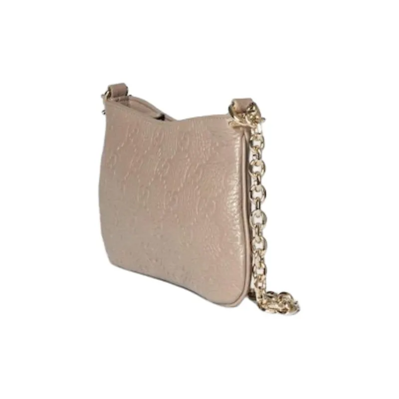 GUCCI Grained Leather Crossbody Bag Shoulder Bag Extra Mini Women's Taupe-2