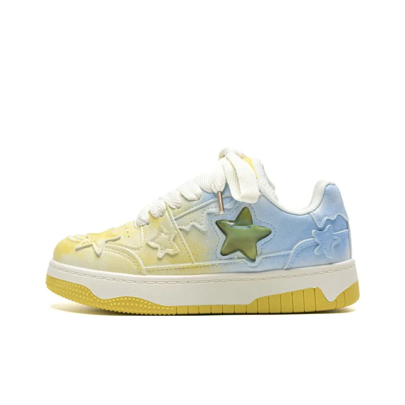 KAAVER OTTO Skateboard Shoes Women's Low Top White-62