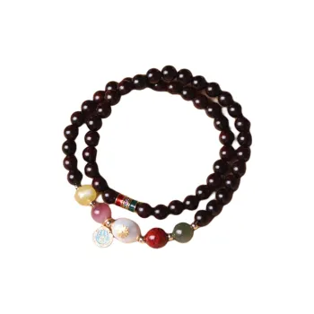 LINKY Laboratory Small Leaf Red Sandalwood Bracelets Unisex