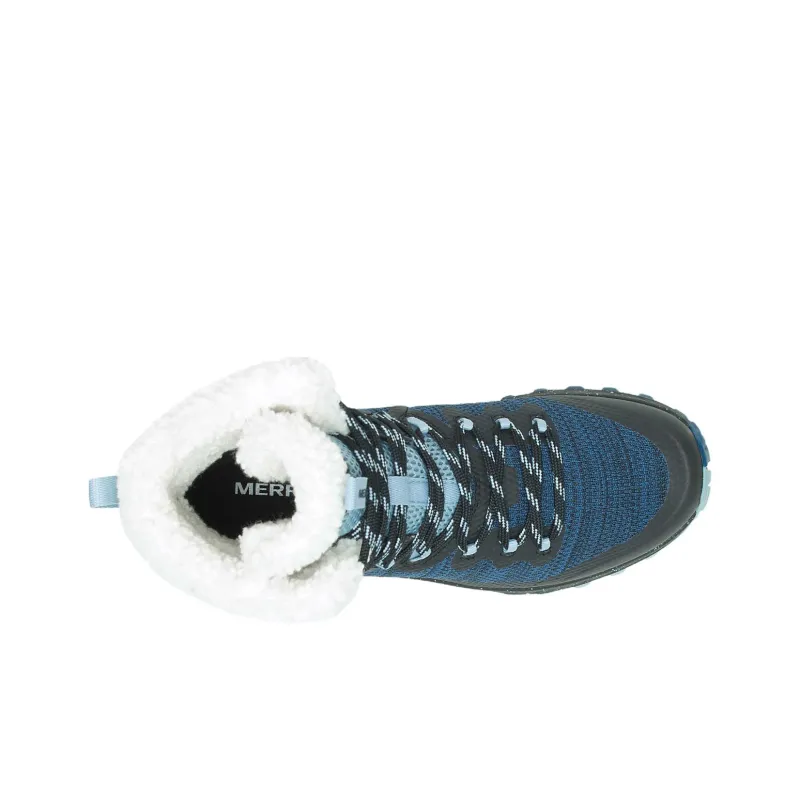 MERRELL Bravada Anti-Slip Wear-Resistant High-Top Trekking Shoes Women's Blue Black-3