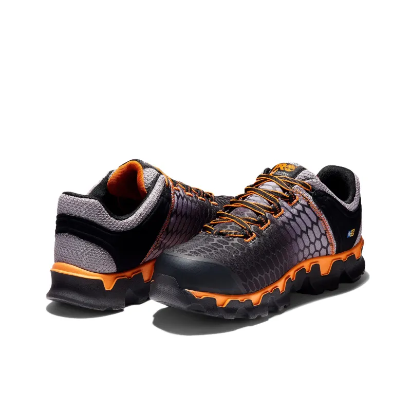 Timberland Anti-Slip Wear-Resistant Low-Top Casual Shoes Men's Gray Orange-3