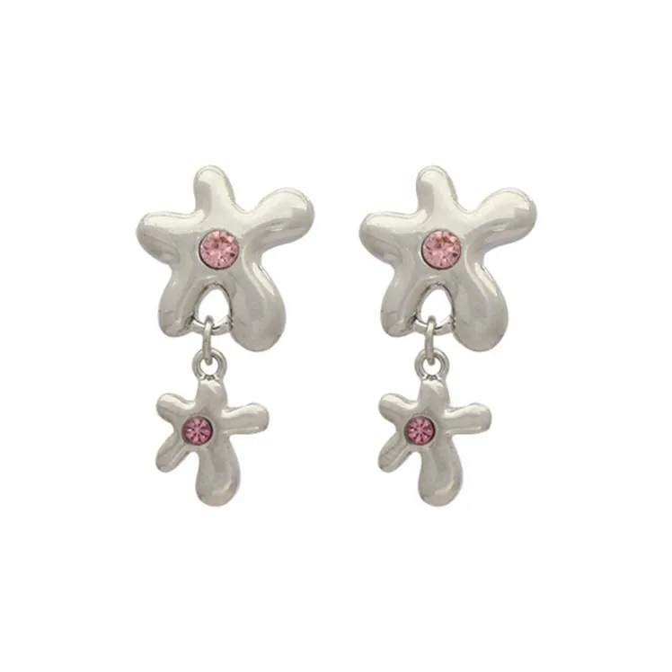 QIANFANGDAHUANGYE Alloy Earrings Women's-0